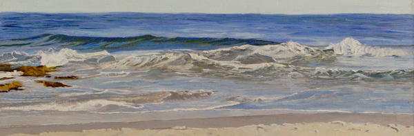 image of painting "High Tide, Spring Lake"